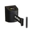 Montour Line Retr. Belt Barrier Black Warehouse Rack Mount, 15ft. Wait.Belt F WMX140-BK-PLEAWBW-WR-S-150 - alternate 1